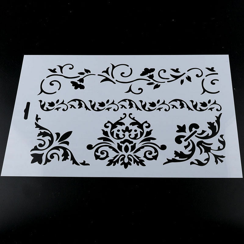 flower layering stencil for wall painting scrapbooking stamp album decorative