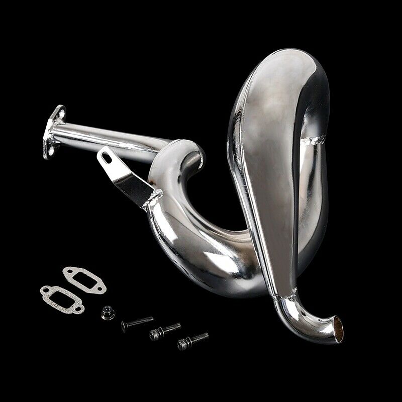 Below 71CC Engine Exhaust Pipe Kit for 1/5 HPI ROFUN BAHA ROVAN KM BAJA LOSI 5E7