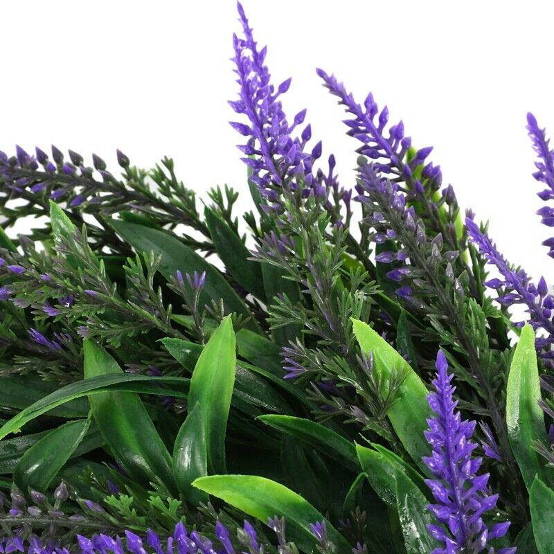 Artificial Flower Garland Silk Lavender Wreath Romantic Fresh Style Wedding DeF7