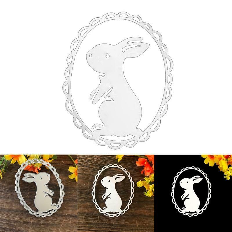 Easter Rabbit Metal Cutting Dies Stencil Scrapbooking DIY Album Stamp Paper Card