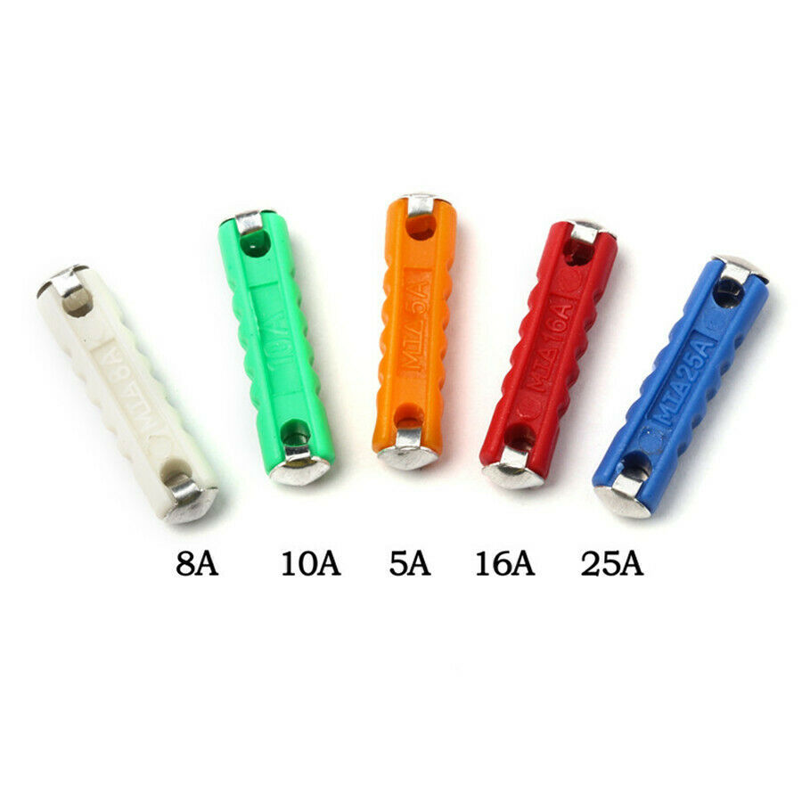 200PCS Torpedo Car Fuses European Automotive Fuse 5-30AMP Blade Bakelite Old Car