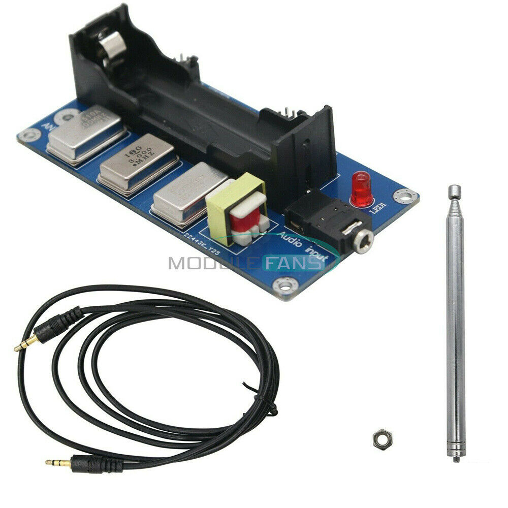 3-Channel AM Radio Transmitter w/ Antenna Audio Cable 1MHz 3MHz 5MHz Finished