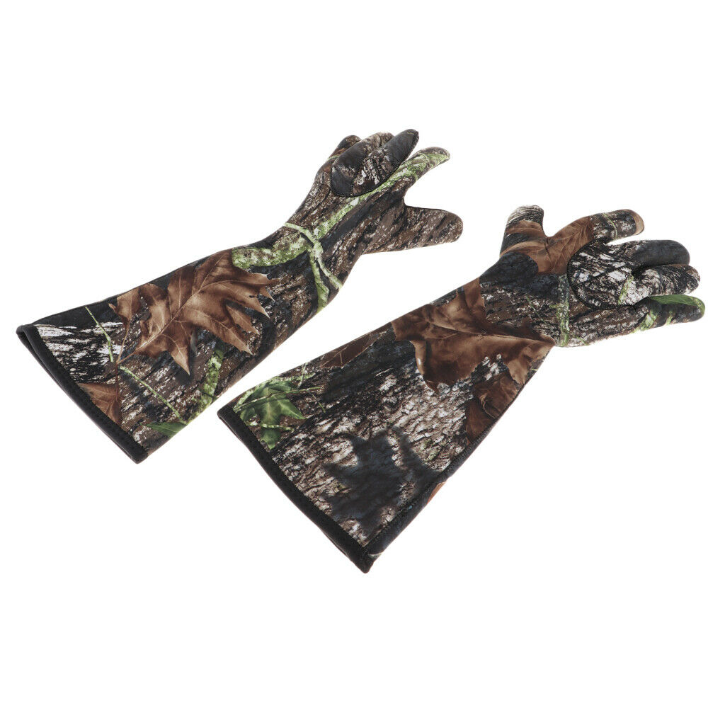 Camouflage Hunting Decoy Gloves Warm Fishing Hiking Outdoor Full Finger Gloves