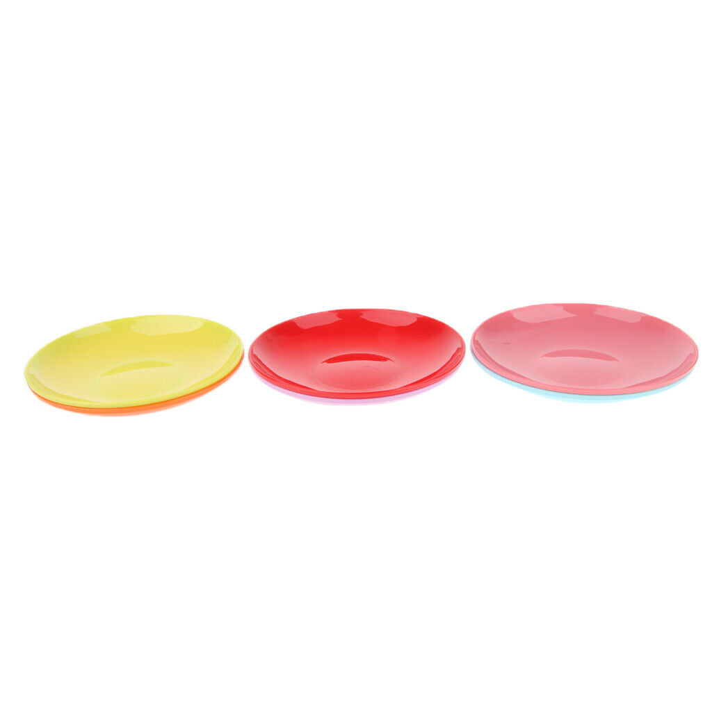 6pcs/Set Serving Plates Dishes Food Snack Sugars Container for Outdoor Camping