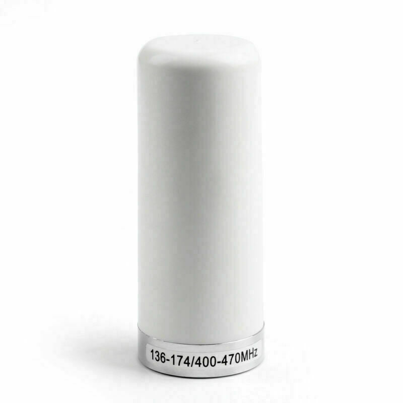 1Pc 9cm Short Dual Band Antenna HH-N2RS PL-259 For Mobile Radio UHF&VHF White CA