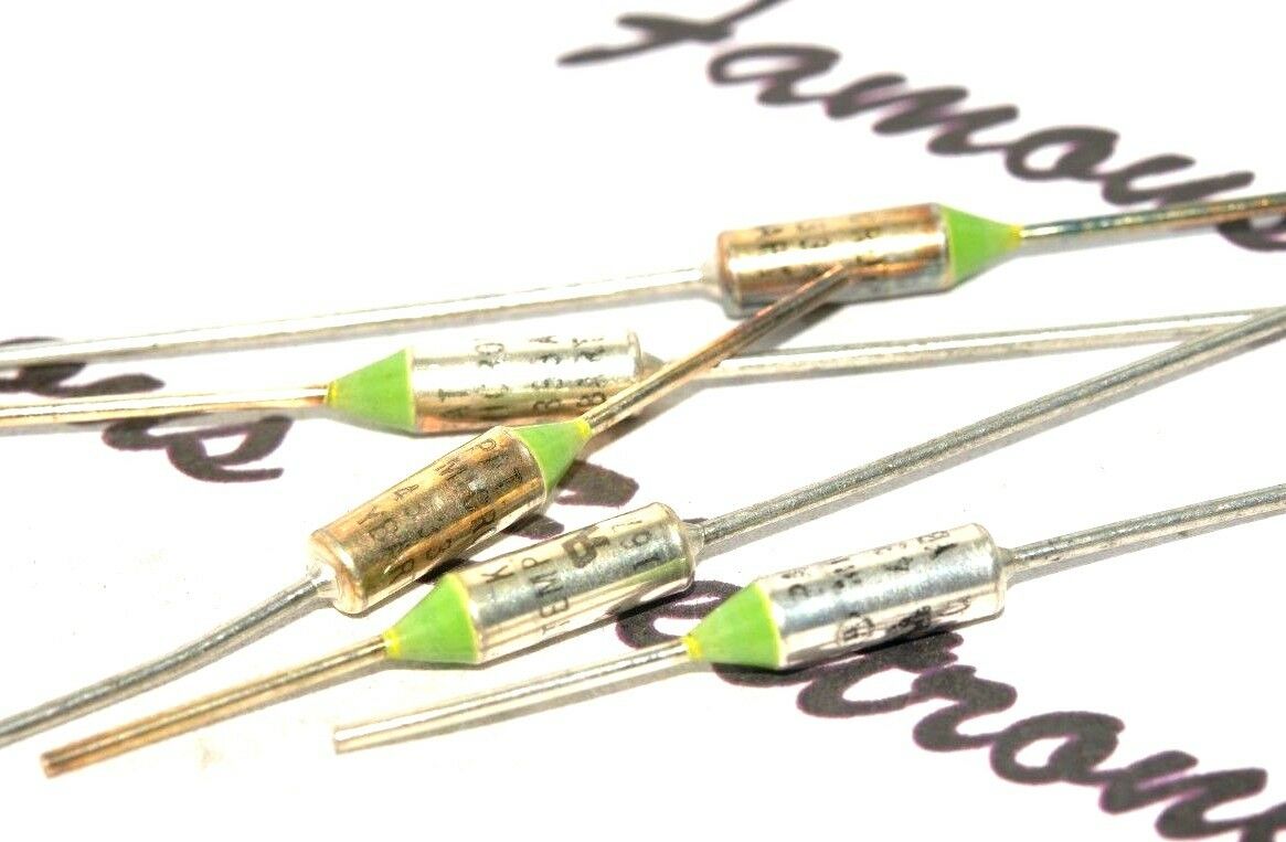 2pcs -  Microtemp 4333A Axial Thermal Fuse