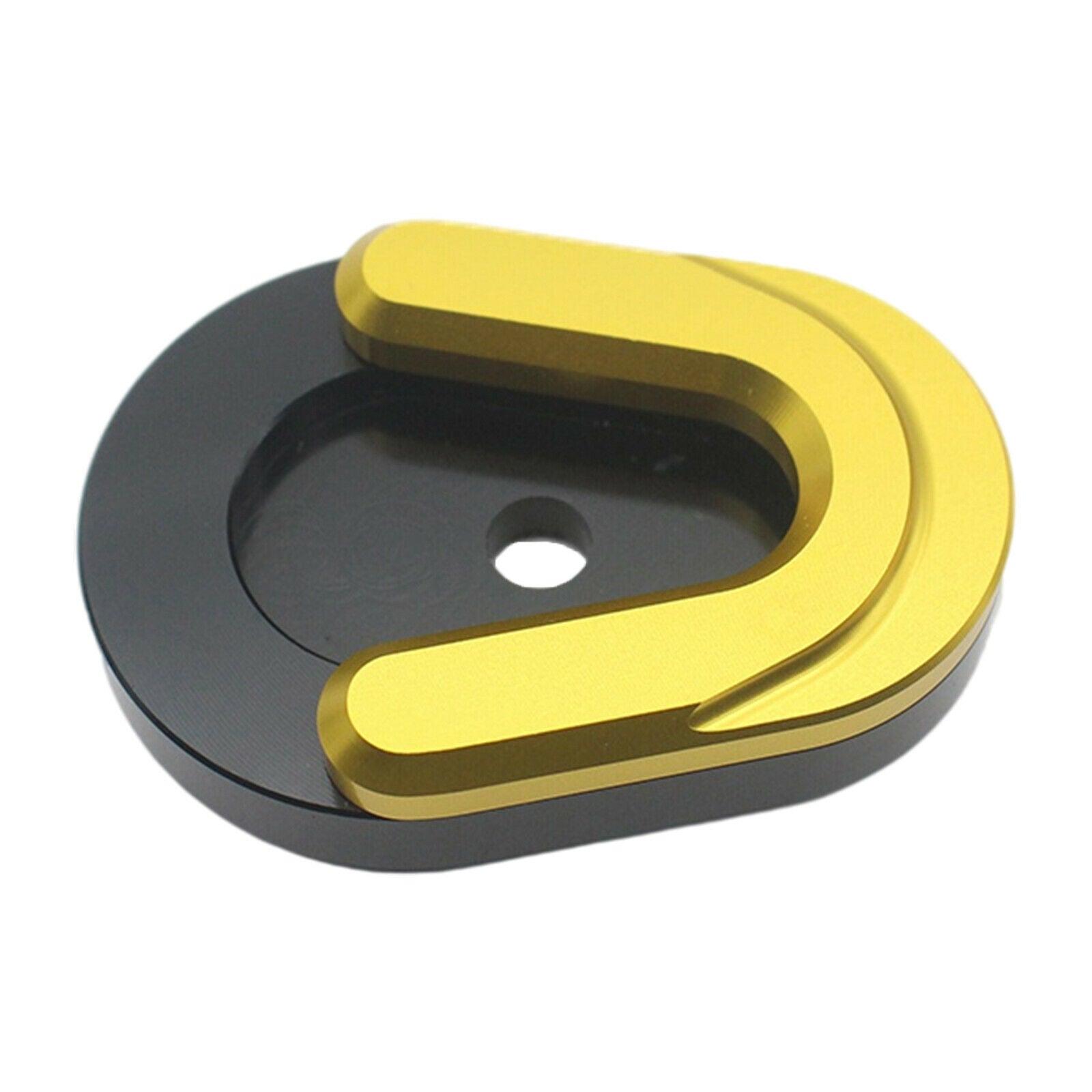 Side Enlarger Pate Pad Kickstand Extension Pad for VESPA 2013 - 2021 Yellow