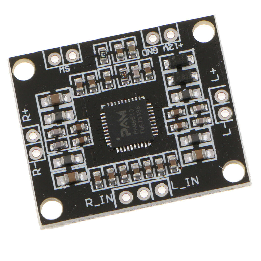 1x PAM8610 2x15W Digital Dual Channel Stereo Power Amplifier Board DC 12V