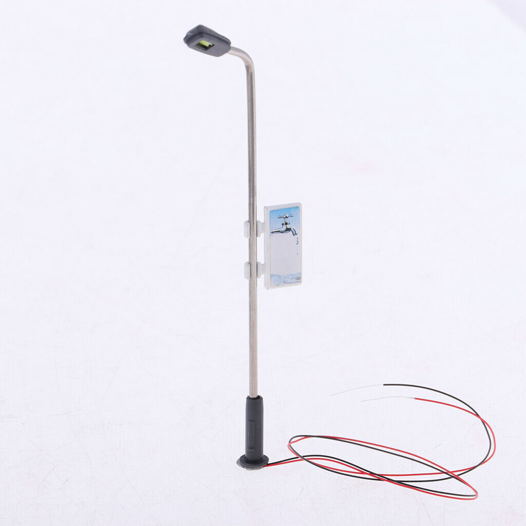 20x 1:150 Mini Railway Train Lights Garden Street Light Single Head New