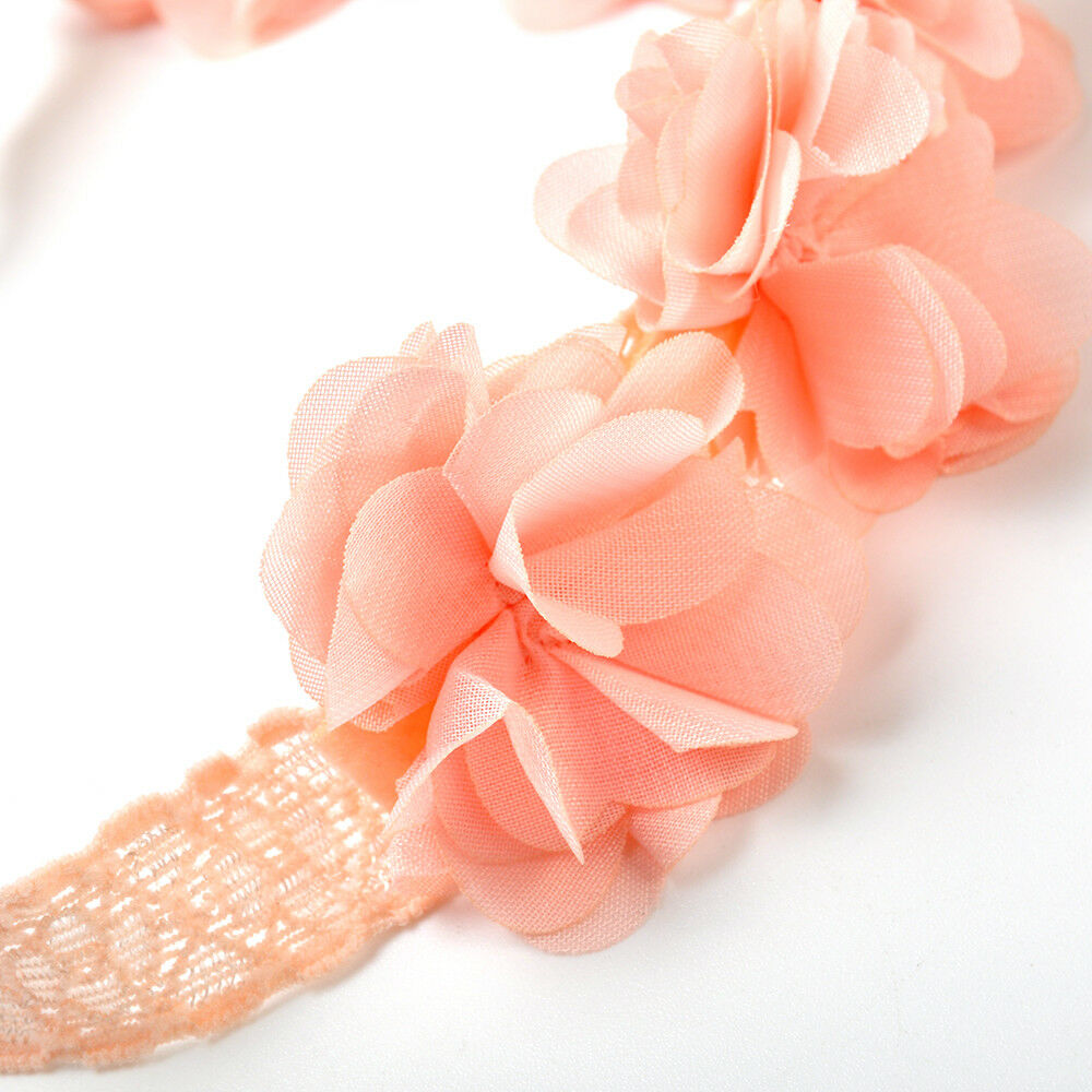 Kids Baby Girl Toddler Cute Lace Flower Hair Band Headwear Headband Accessories