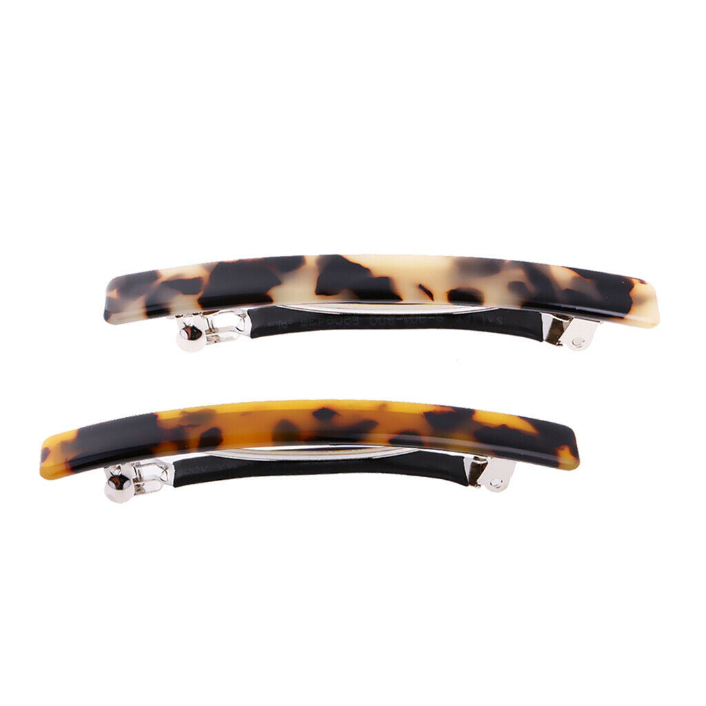 2x Women Ladies Headwear Barrette Clip Banana Ponytail Holder Hair Accessory