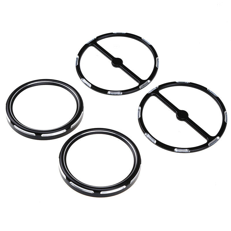 Speaker Trim Rings Speedometer Bezels For Harely Street Road Electra Glide 96-13