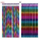 12Pcs Rainbow Pencil Wood Bright Color HB Drawing Painting Pencils Writing Pen