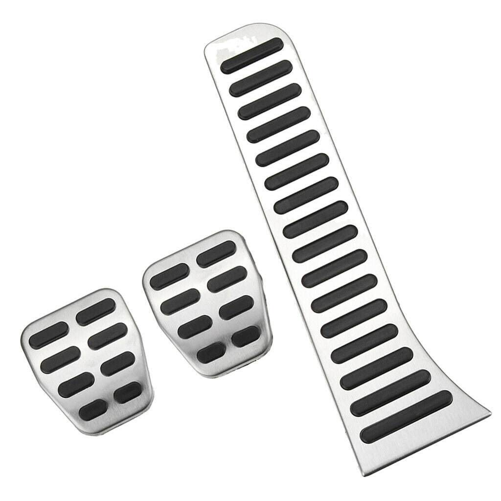 3pcs MT Car Pedal Accelerator Brake Clutch Footrests Cover Set for JETTA MK5 MK6