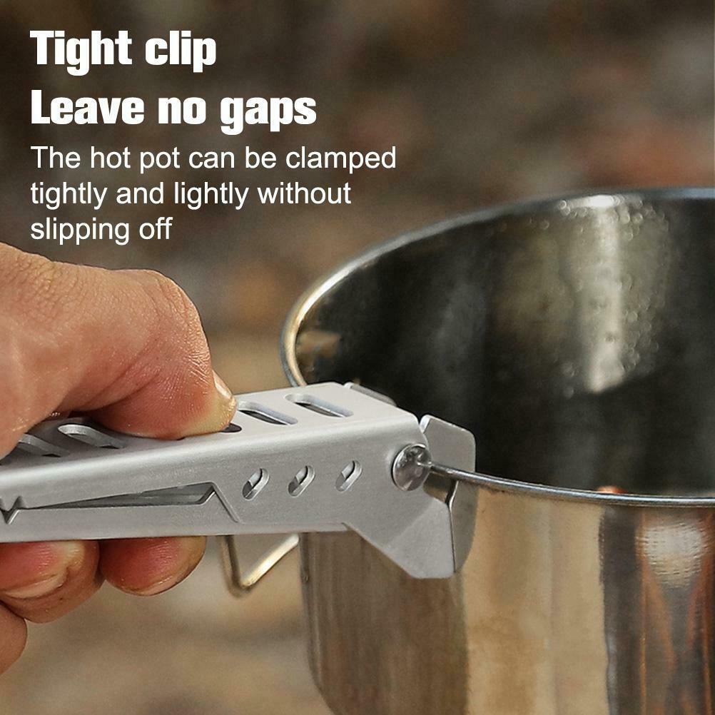 Dish Clamp Pot Pan Gripper Clip Hot Dish Plate Bowl Anti-Scald Pan Clip Handle