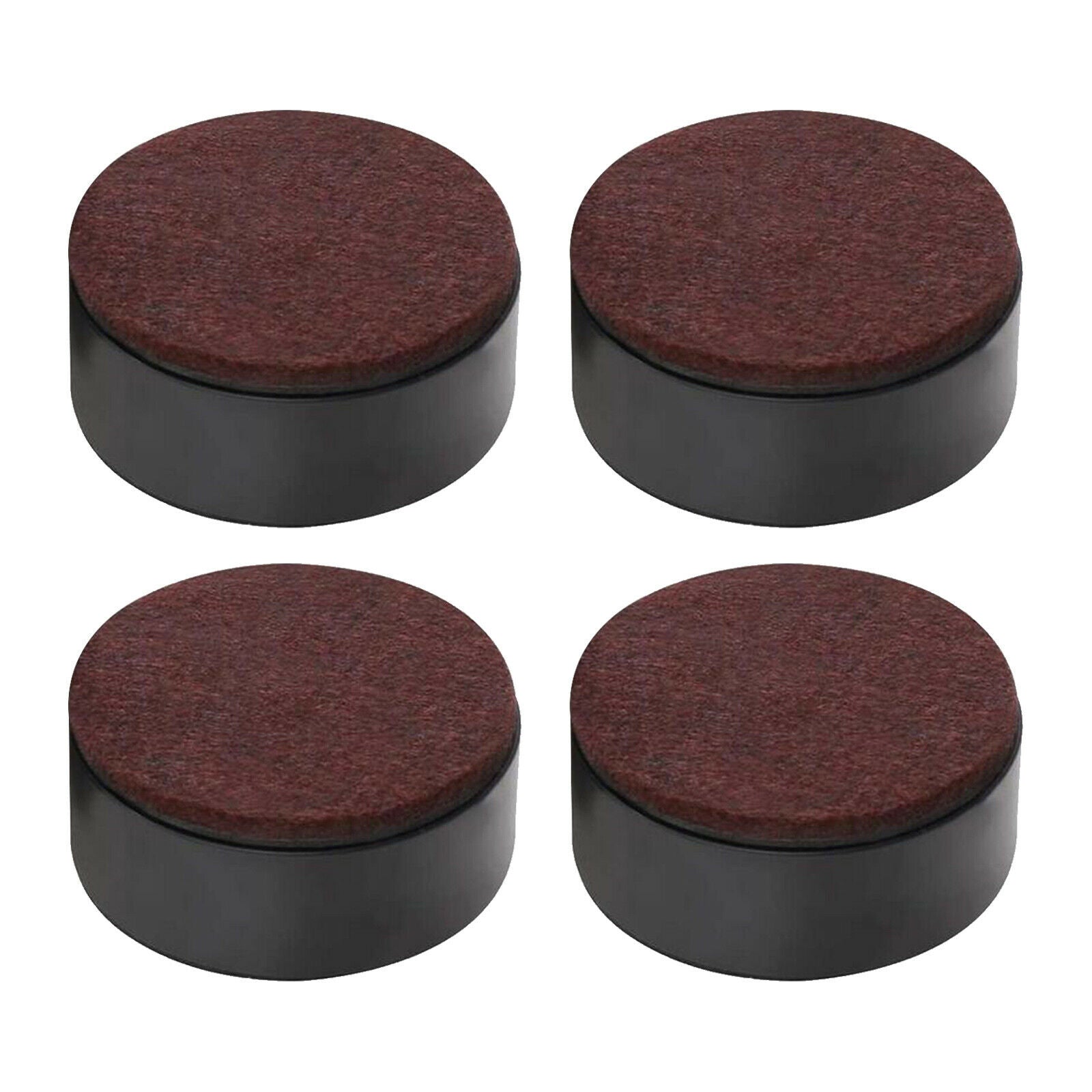 8 Pieces Round Square Bed Risers Furniture Lifts Anti Slip for Home Office