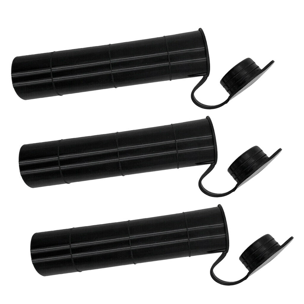 3x Replacement Rubber Hose Insert Protection with  for 2 "fishing Rod Holders