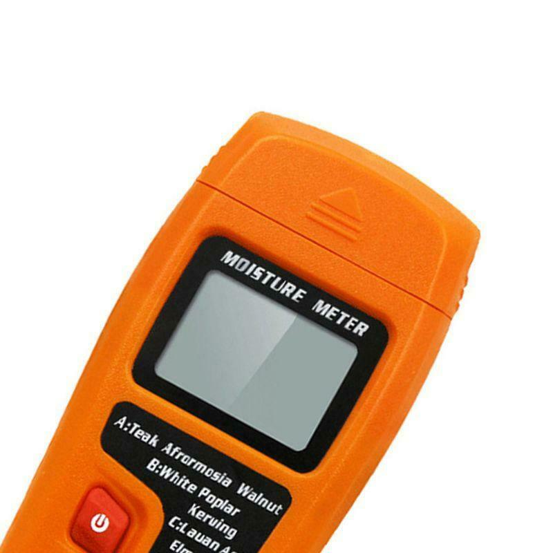 0-99.9% Handheld Digital Wood Moisture Meter Humidity Tester for Firewood Paper