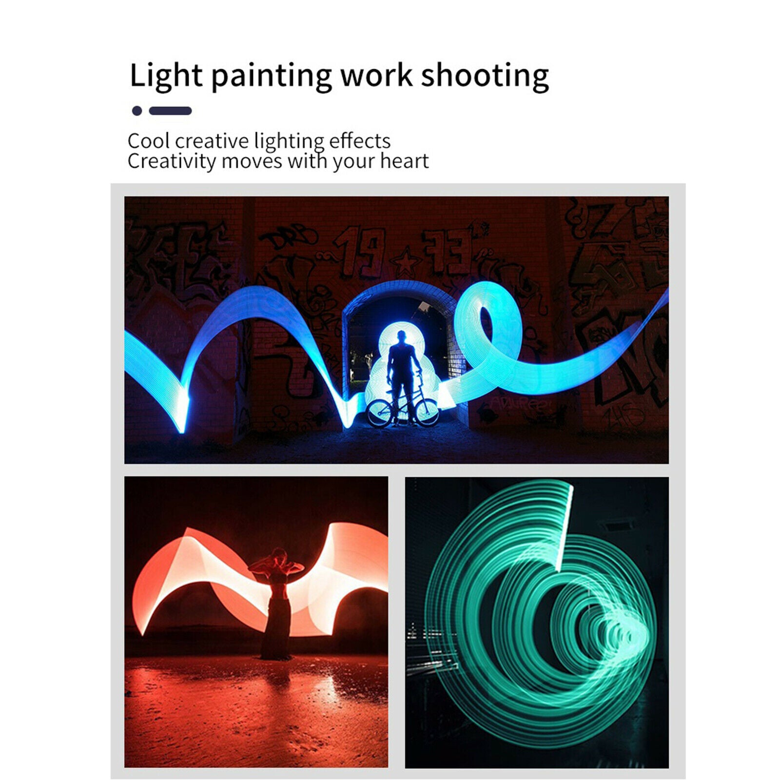 LED RGB Photography Light Wand Video Light Bar Handheld 4000mA for TikTok