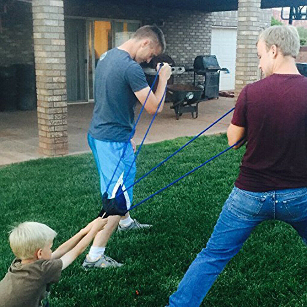 Water Balloon Launcher Catapult Slingshot Trebuchet Outdoor Game Blue 1.5m