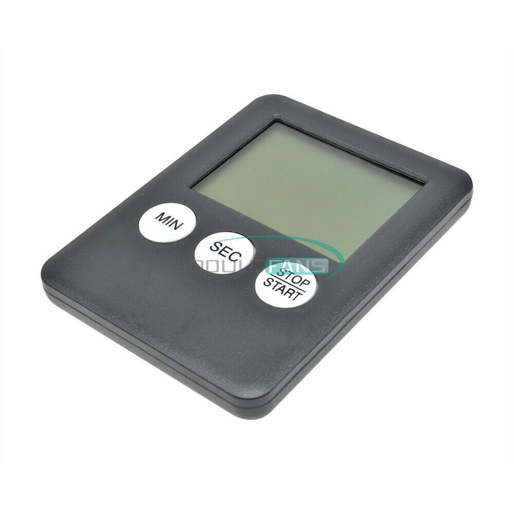 Large LCD Display Kitchen Timer Count Down Up Clock Loud Alarm-NO BATTERY