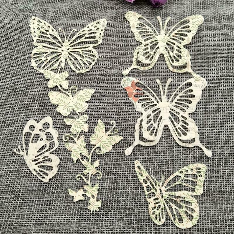 Butterfy Metal Cutting Dies Stencil DIY Scrapbooking Album Paper Card Template