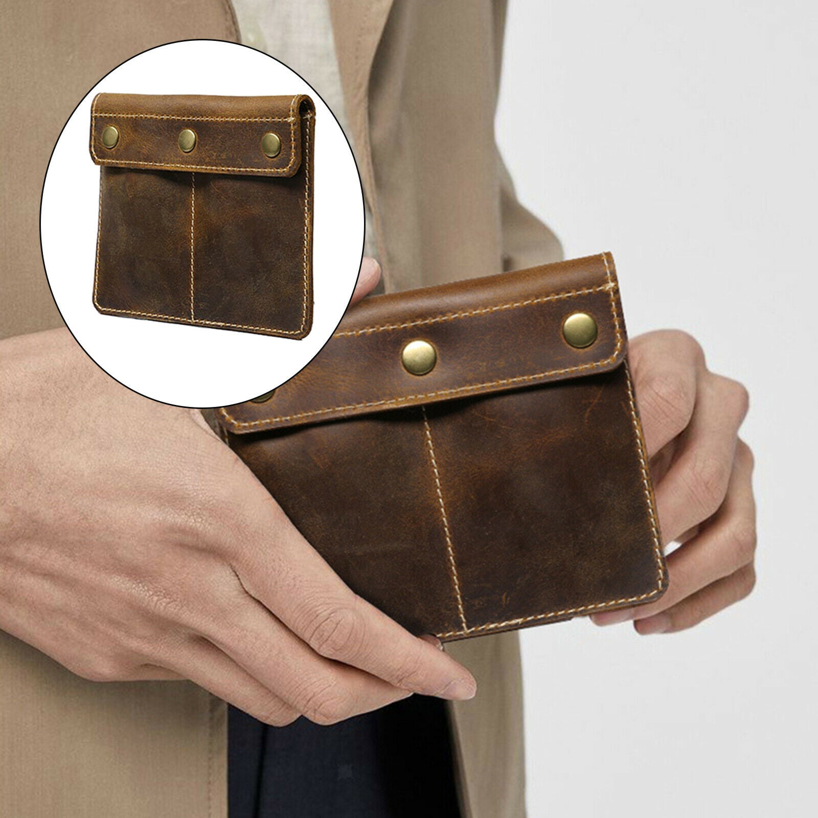 Fashion Travel Leather Watch Pouch Jewelry Storage Bag Box 10x13cm