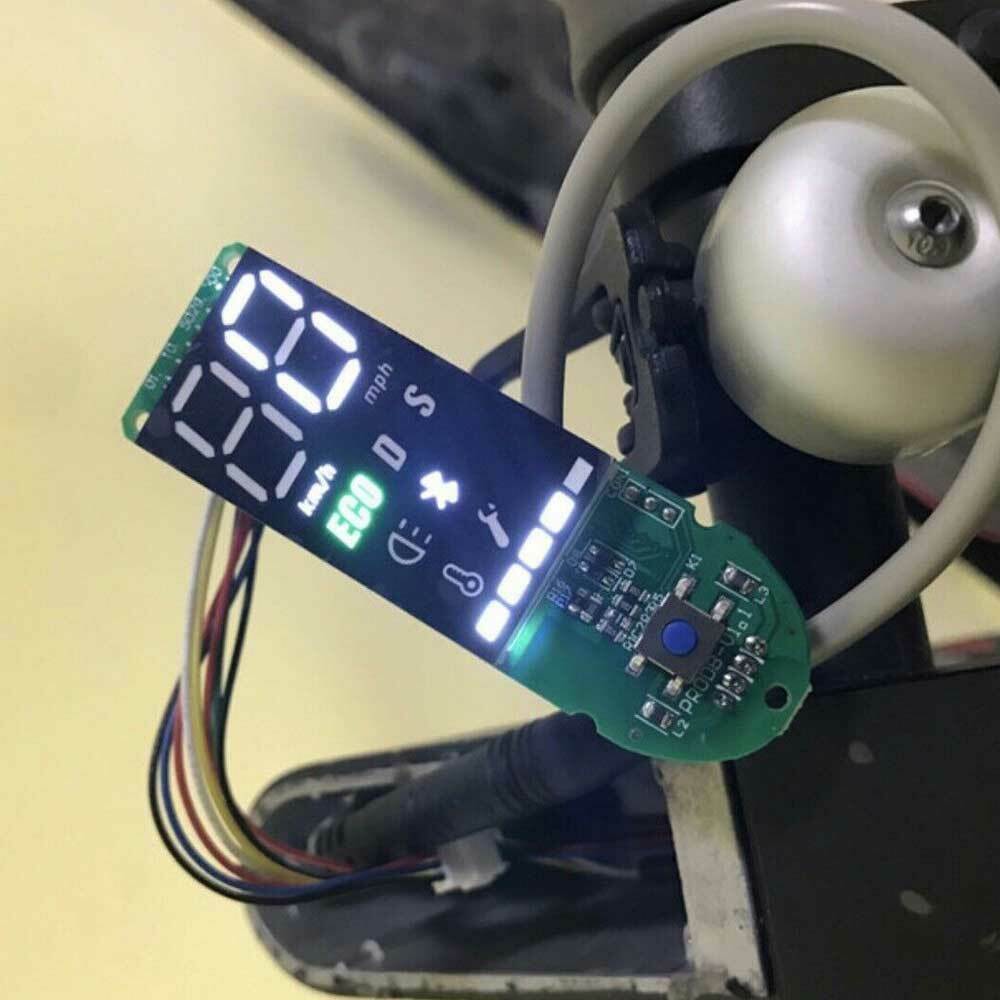 Scooter Circuit Board Set Electric Dashboard Replacement with Dashboard Cover LI
