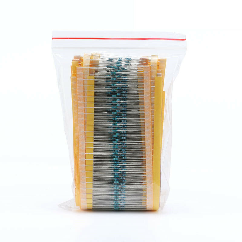 1500pcs 1-1M ohm 1/6W component package / five-color ring Resistors package