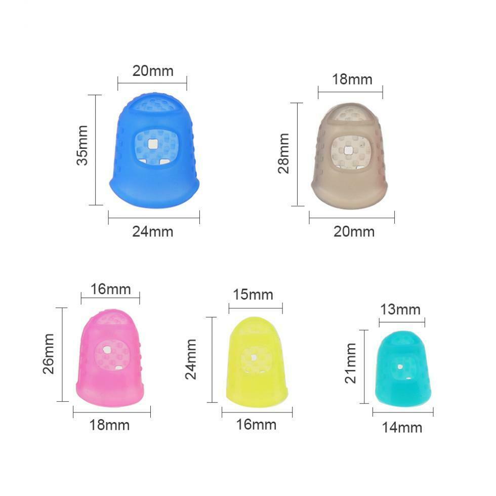 25xGuitar Accessories Kit Guitar Picks+Silicone Fingertip Cover Finger Protector