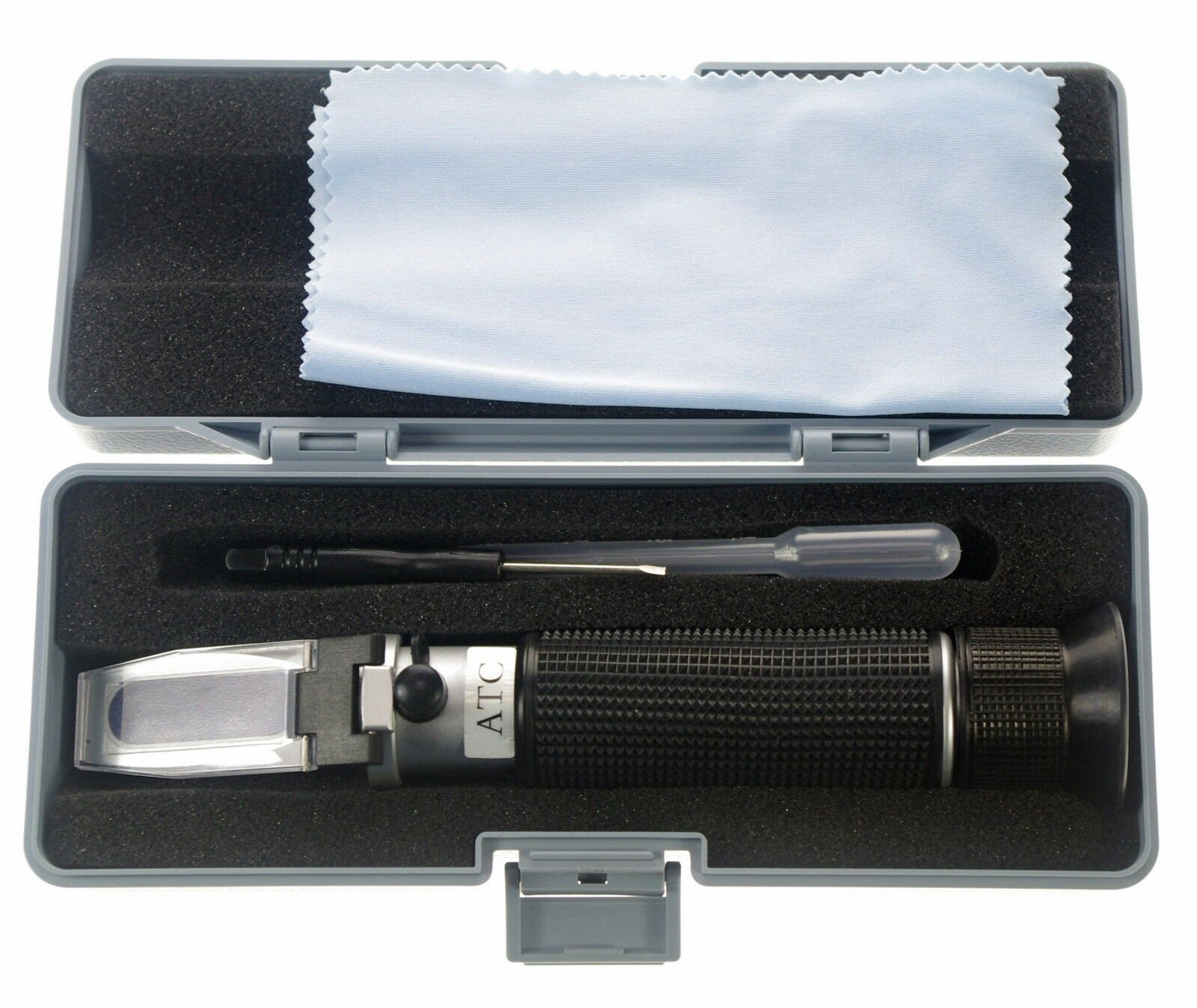 New Chrome-plated brass Physical optics saccharimeter refract meter 0-10% Brix