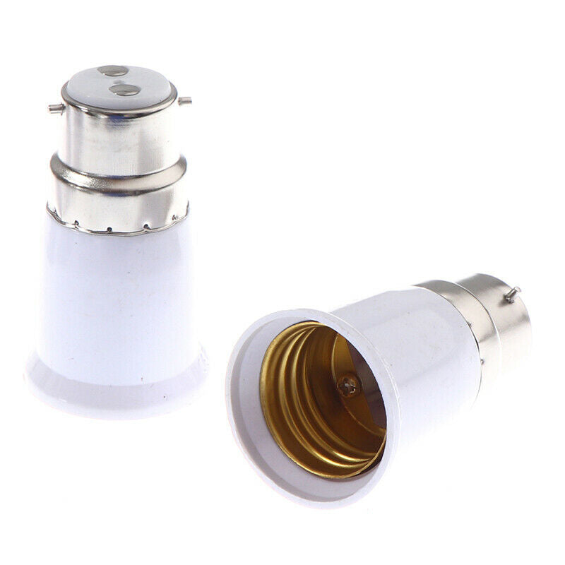 5pcs Led Lamp Bulb Base Holder Converter B22 to E27 Socket Adapter Conver.l8
