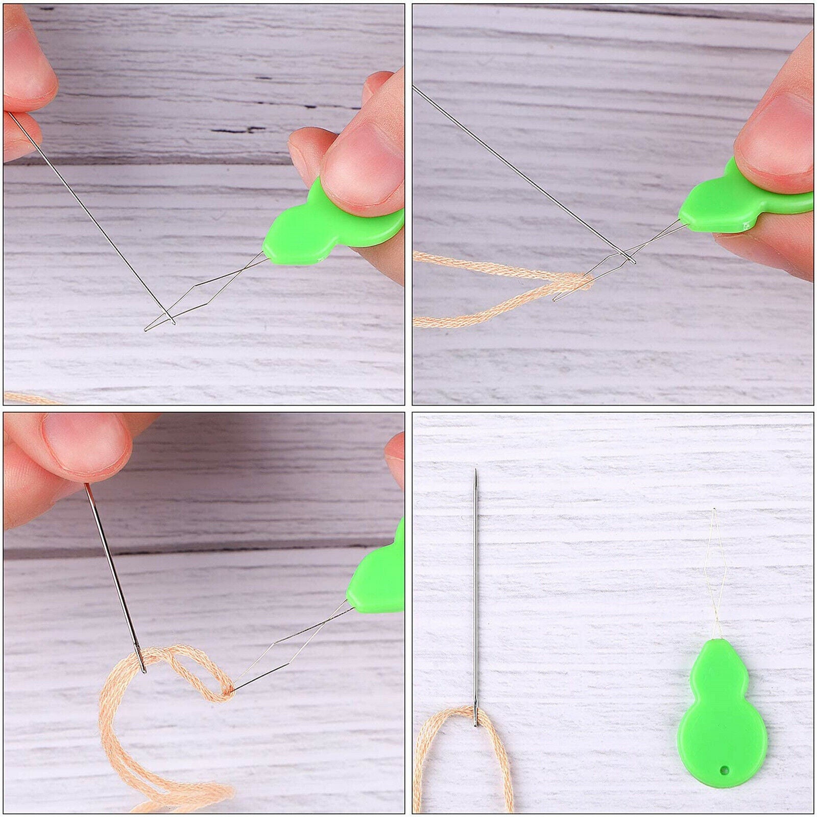 37Pcs Big Eye Beading Needles Thread Needles for Bracelets Jewelry Making