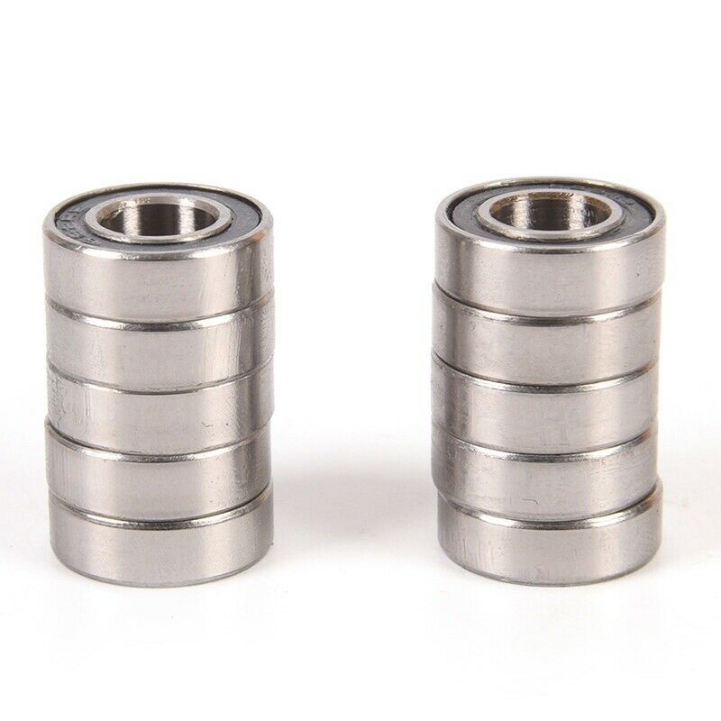 10PCS Shielded Ball (8mm*16mm) Deep Groove Type 688-2RS 688RS Rubber Bearing