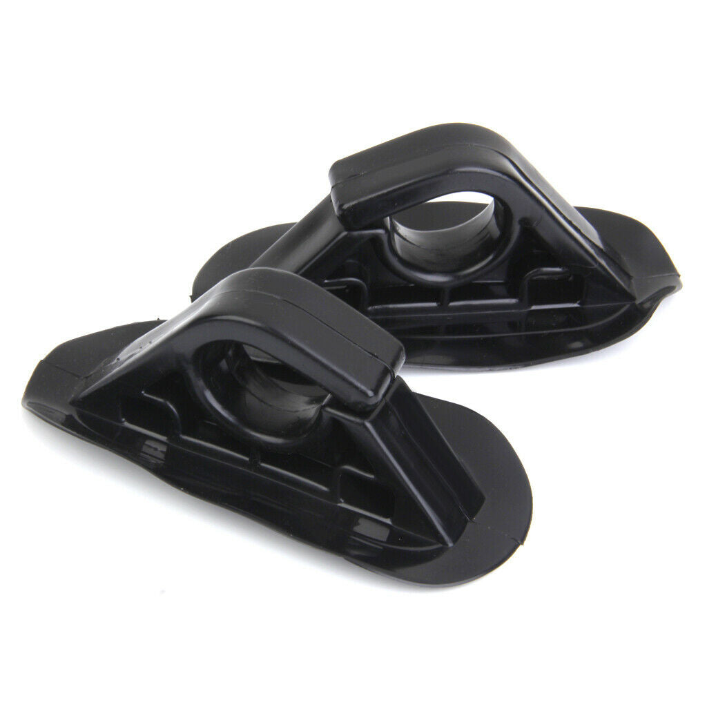 2Pcs Black Nylon Oar Paddle Holder Hook Buckles for Boat Kayak Dinghy Canoe