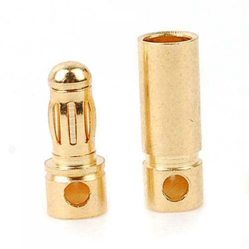 40Pairs 2mm+3.5mm Male Female Bullet Banana Plug Connector for Battery Motor