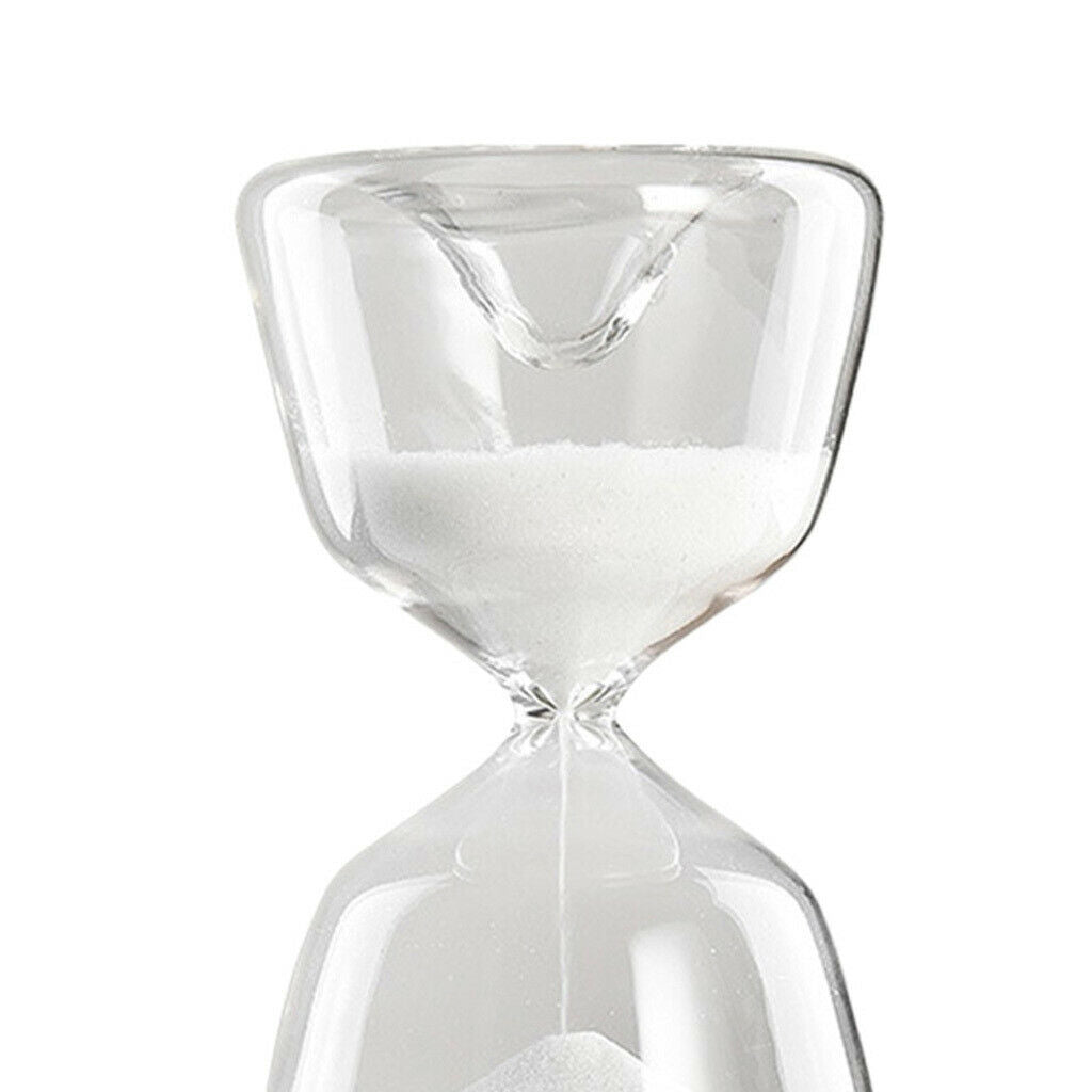 Glass Sand Timer Clock Night Light USB Rechargeable Hourglass Lamp Women Men