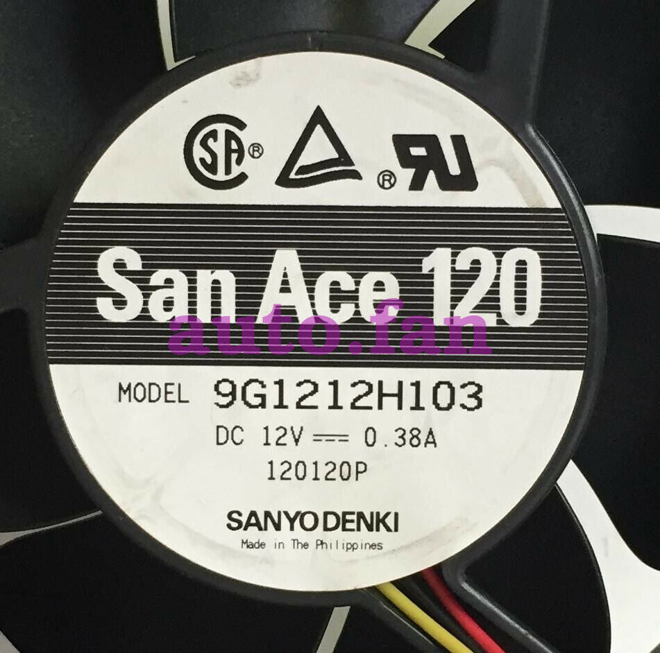 Applicable for chassis 9G1212H103 12038 12V 0.38A 12cm cooling fan