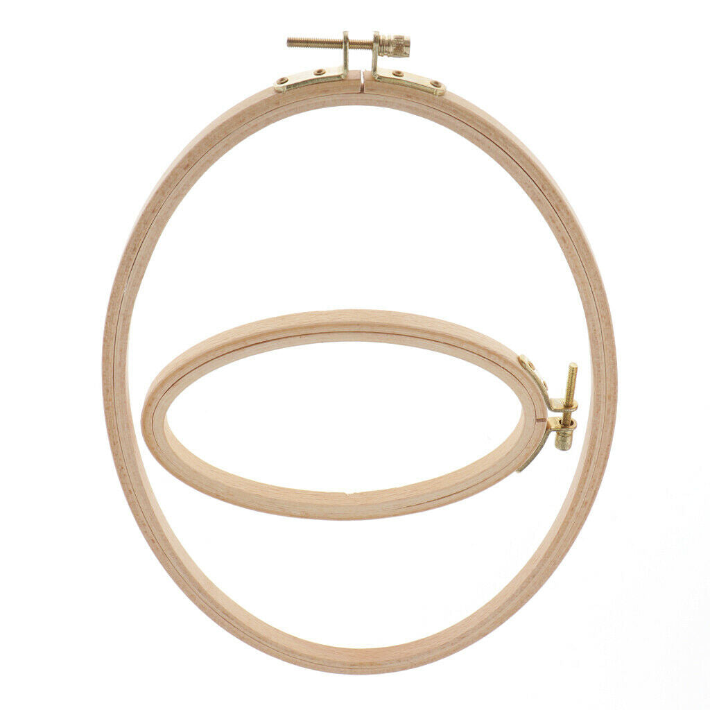 2pcs Wood Embroidery Hoop Sewing Tools for Embroidery Accessory 275mm 137mm