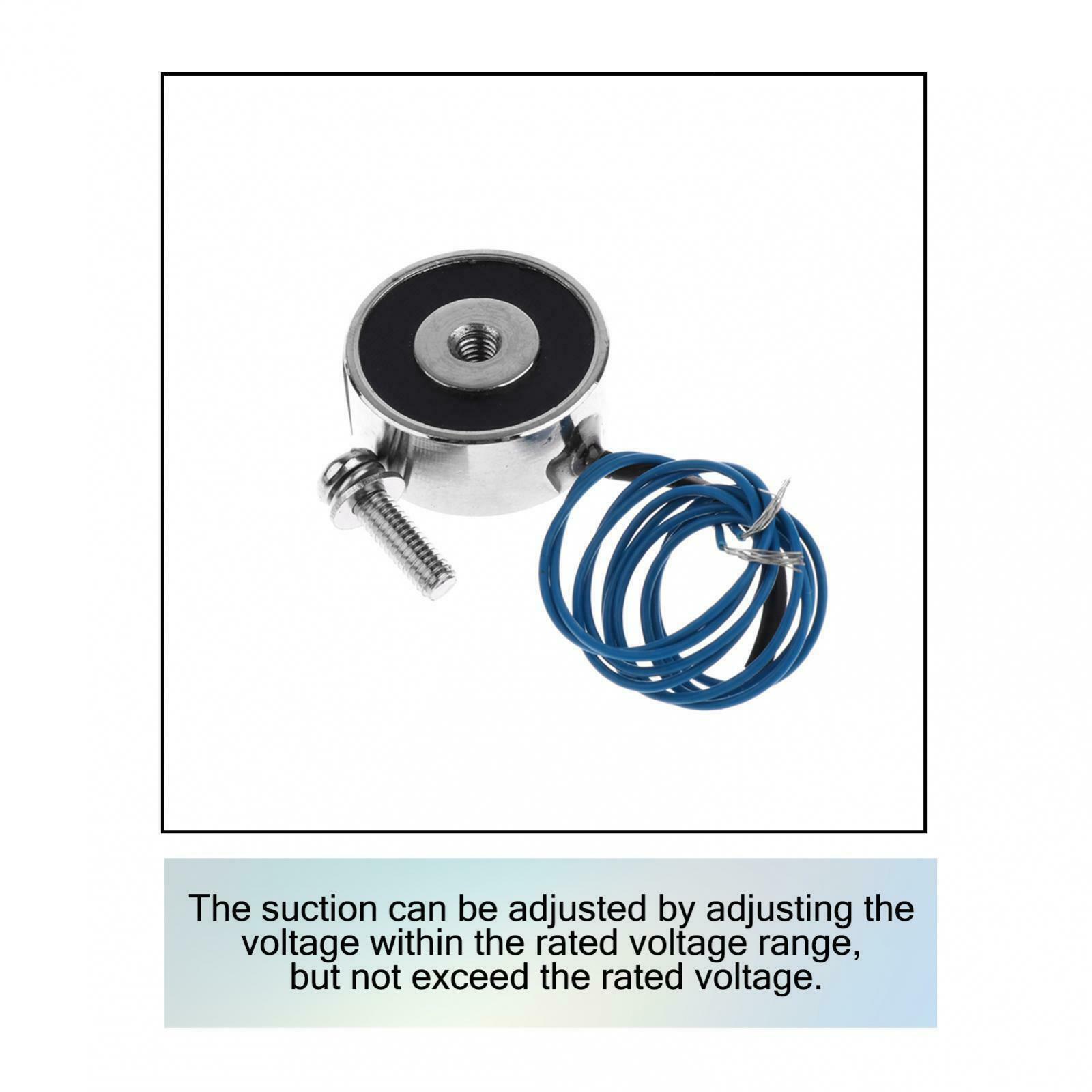 10pcs 12V Electric Magnet Electromagnet Solenoid KK-25-11 5KG Supplies