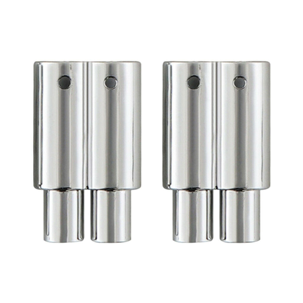 2Pcs 1/10 RC Racing Drifts Car Accessories Double Exhaust Pipes Accessories