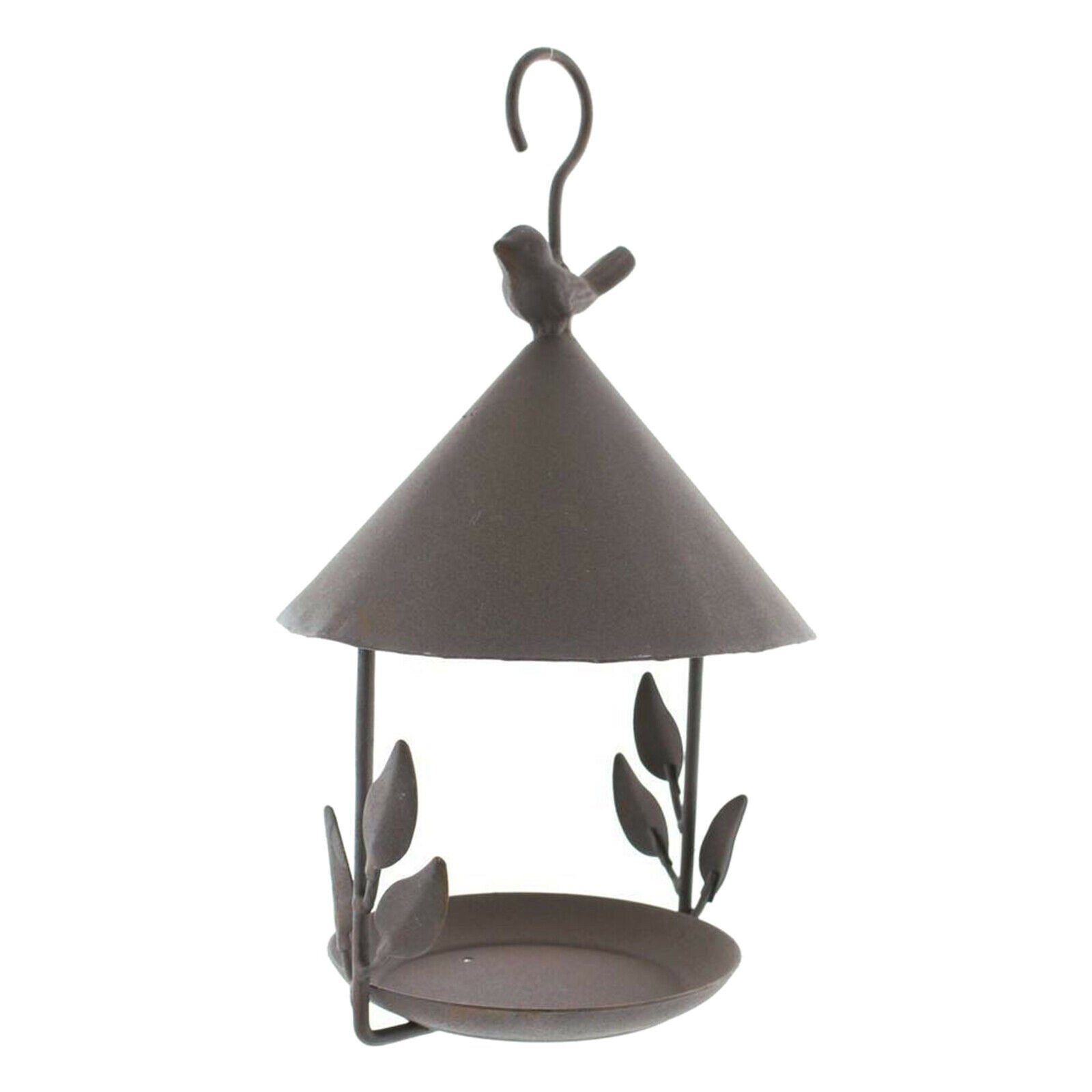 Iron Bird Feeder Unique Feeding Station Small Wild Birds Garden Decorations