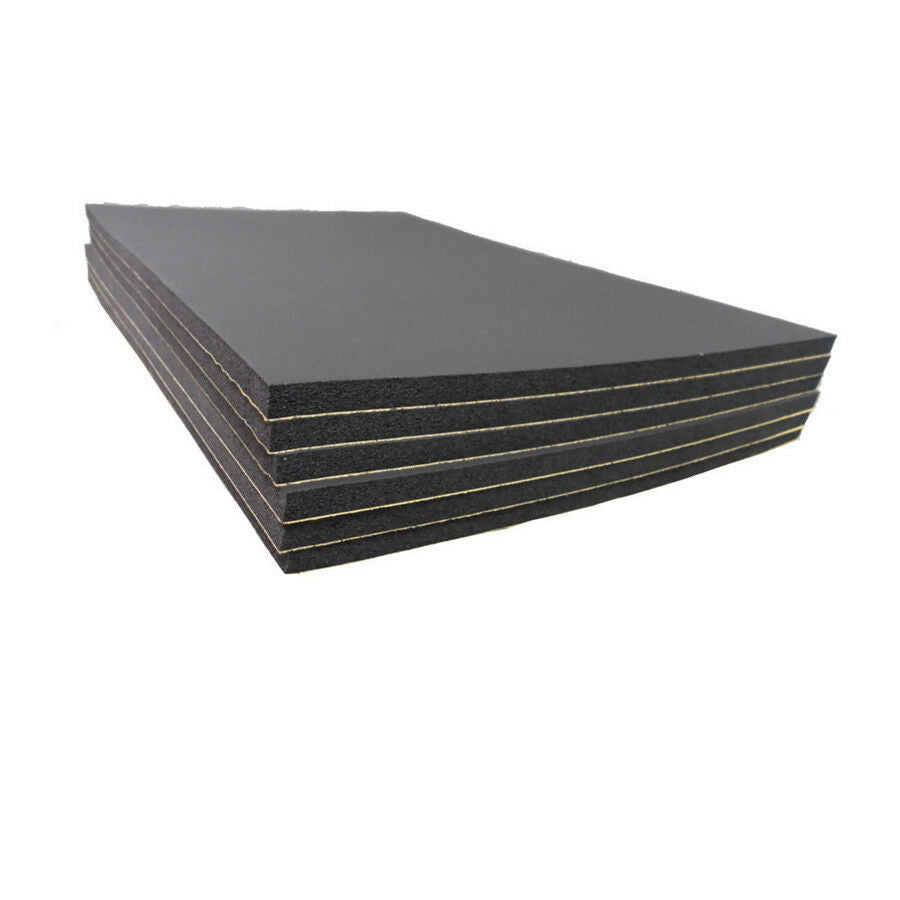 9 Sheets Flame Retardant Sound Proofing Waterproof Closed Cell Foam 6mm Thick