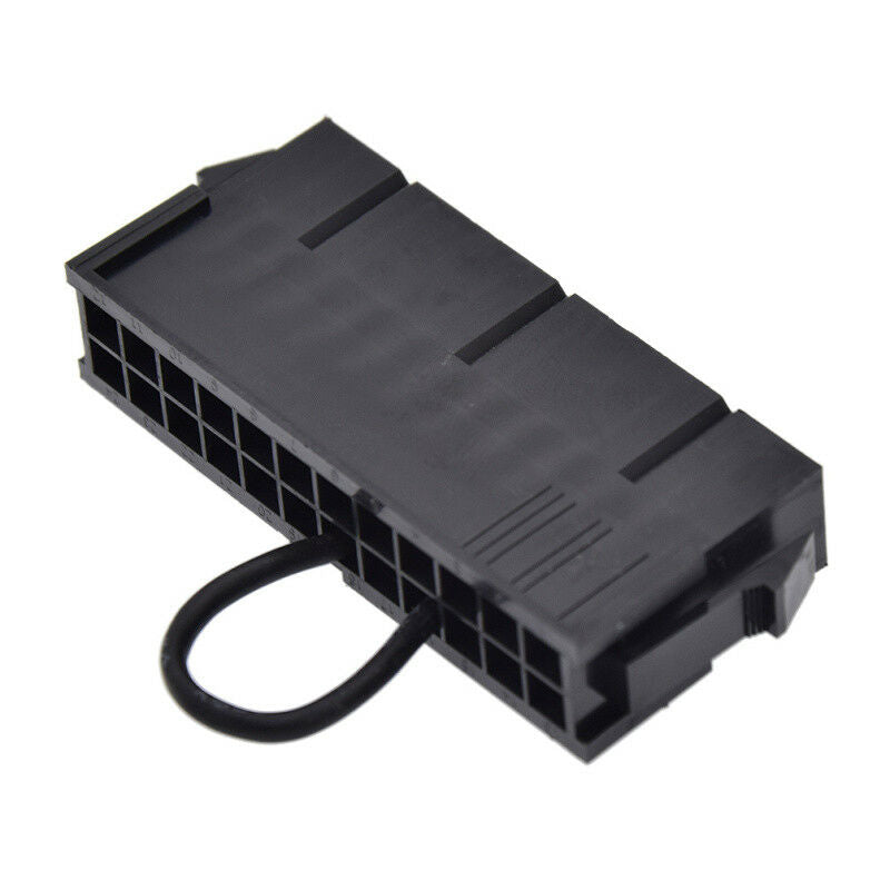 Black ATX Power Supply PSU Jumper Bridge Tool 24 Pin PSUBRIDGE24P Plsatic 1pc