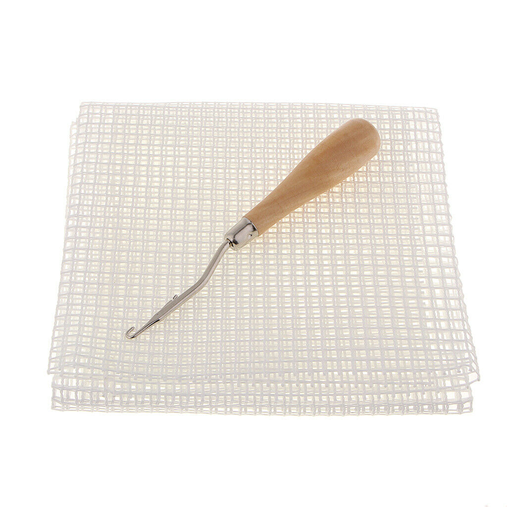 150x100cm Wooden Bent Latch Hook Tool Handmade Carpet Baby Blankets Crafts