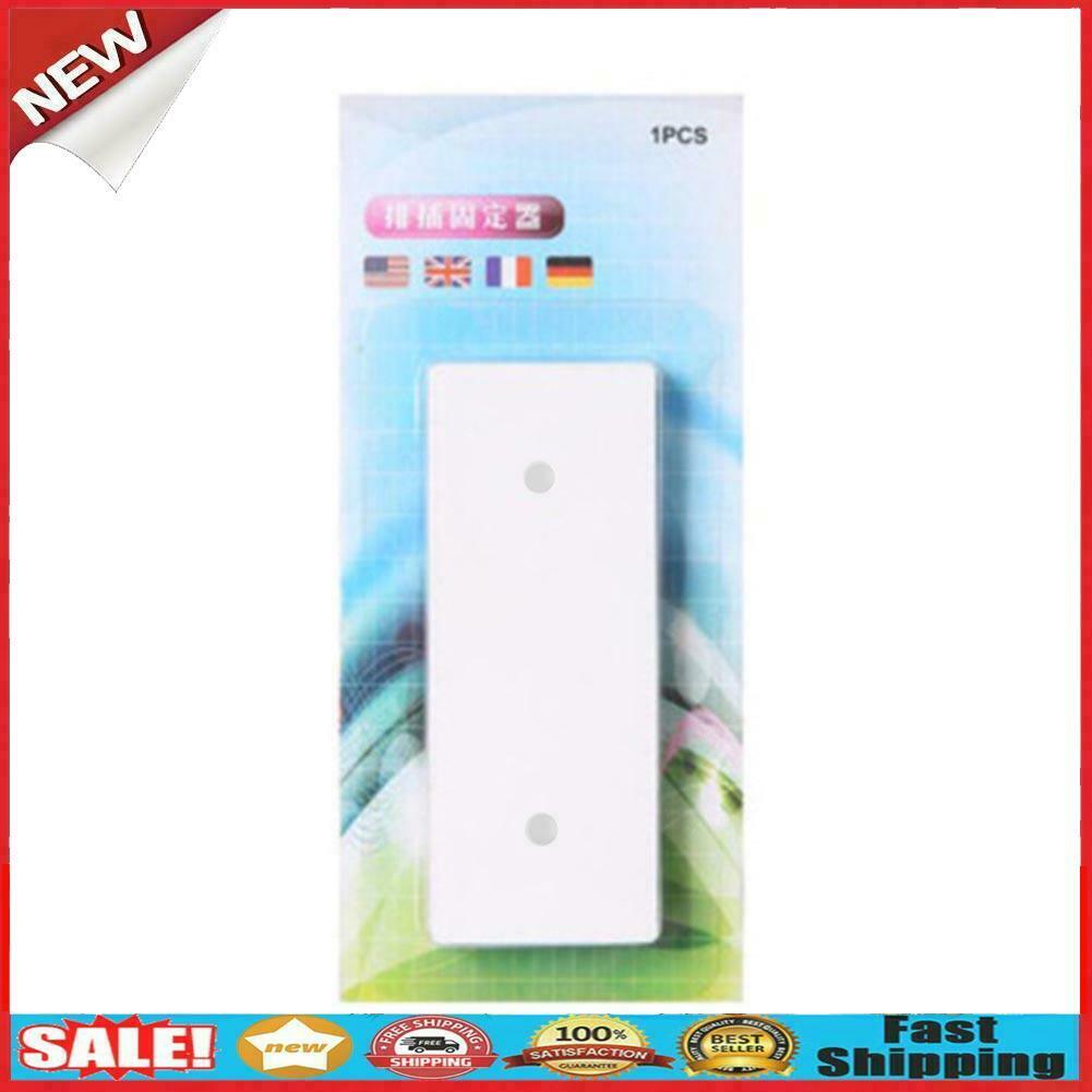 Self-adhesive Reusable Wall Socket Holder Power Plug Cable Wire Organizer  @