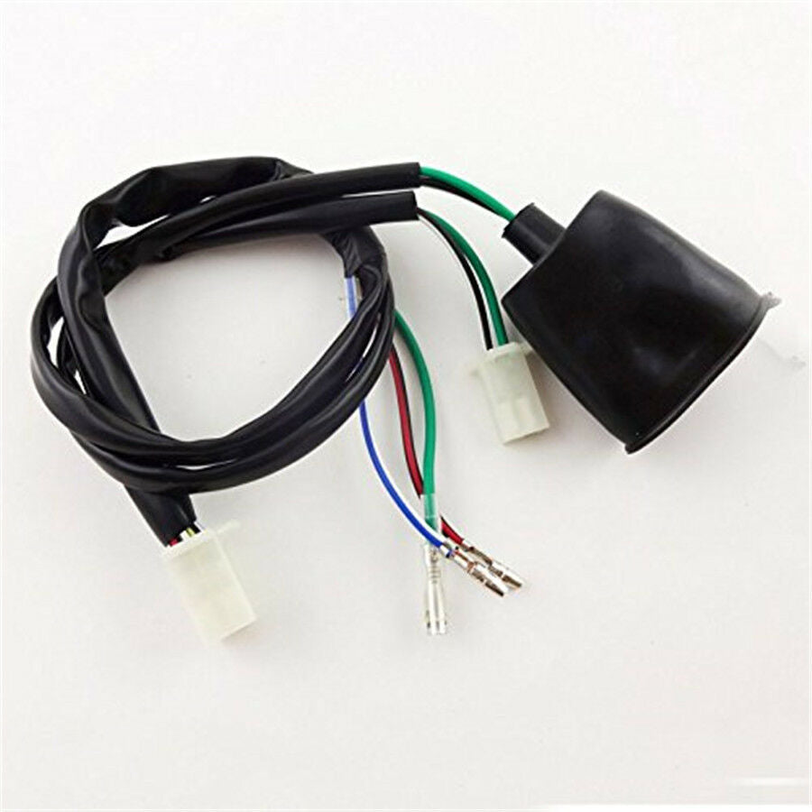 Wiring Loom On Off Switch Coil CDI Spark Plug Kit For 110cc 125cc 140cc Pit Bike