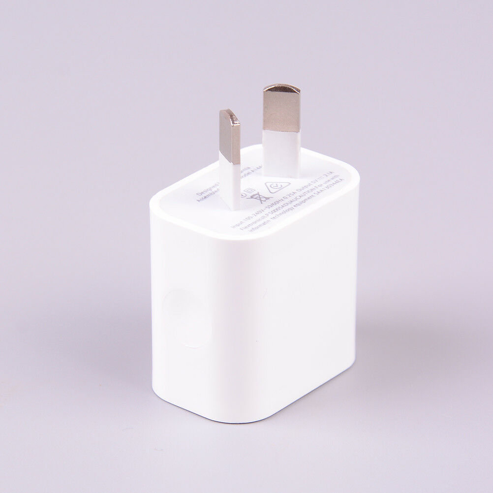Universal travel 5V 2A dual USB AC wall home charger power adapter AU plug JO Fx