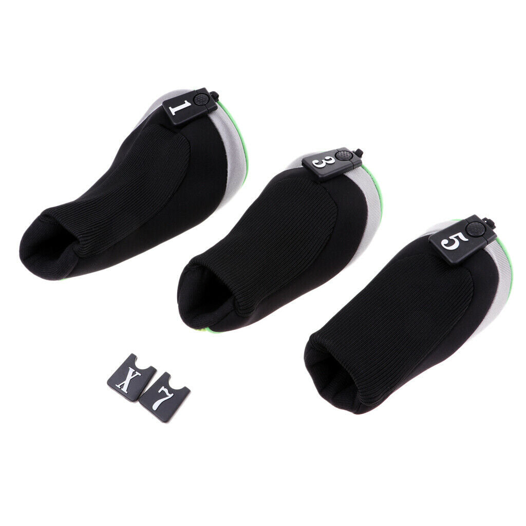 3x golf headgear Golf wood driver protection headgear