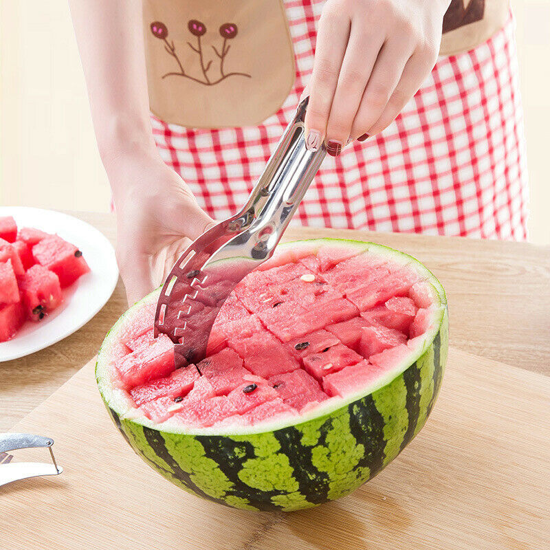 Stainless Steel Watermelon Slicer Cutter   Corer Fruit Vegetable TooWF